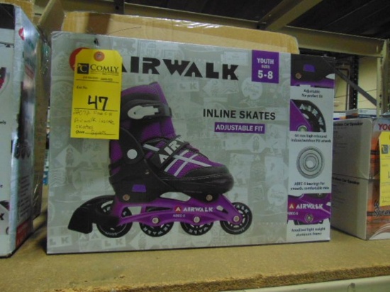 Air Walk Inline Skates, Size 5-8 (2 Pair)