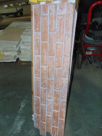 Artificial Brick Siding, Edge2Edge, m/n BT1688A, 2 1/4" - 12 3/5" - 1 1/4", 6(3) (18 Pcs)