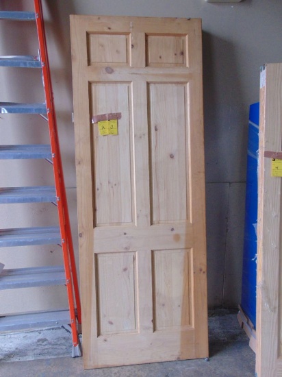 6-Panel Pine Doors, 8', 36" (3 Each)