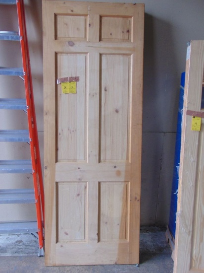 6-Panel Pine Doors, 8', 36" (2 Each)