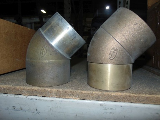 Brass Elbows, 90°, 4" (4 Each)