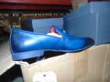 Sigotto Vomo Shoes, Navy Blue (8 Pairs) Sizes: 8, 9, 10, 11, 11.5, 12