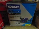 Kobalt Cordless Chain Brushless Saw w/Battery & Charger (40 Max)