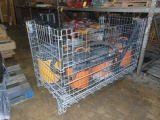 Steel Cage on Wheels, (Collapsible) 6'x3'