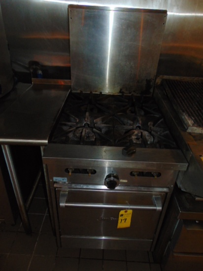 Sunfire 4-Burner Gas Range w/Oven