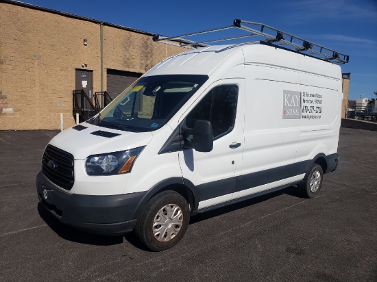 2019 Ford Transit 350 Cargo Van w/Ladder Rack, Automatic, 67,023 Miles, Vin: 1FTBW2XM1KKA84414