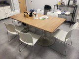 Table, Chair, Trash Can, Rack, Etc., Asst. (Lot)