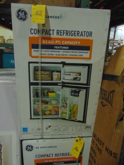 G.E. Compact Refrigerator 3.1 Cu. Ft.