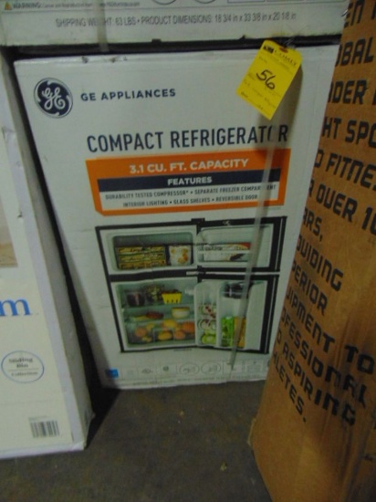 G.E. Compact Refrigerator 3.1 Cu. Ft.