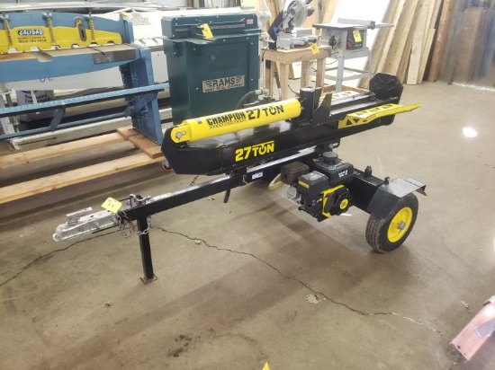 2021 Champion 27-Ton Hydraulic Log Splitter, m/n 100424, s/n 21040508