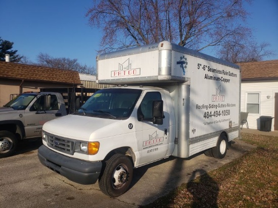 2006 Ford E-450 Single Axle Box Truck, 12' Box, Automatic, Gas Engine