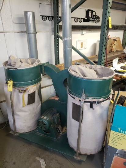 Bridgewood Double Bag Dust Collector, m/n BW003A, s/n 7921426