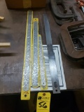 Stainless Steel Rulers, Precision Square, Asst. (Lot)