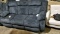 Ashley Power Recliner Dark Green 3-Seat Sofa (Tested)