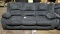Dark Grey 3-Seat Sofa, Manual Recline