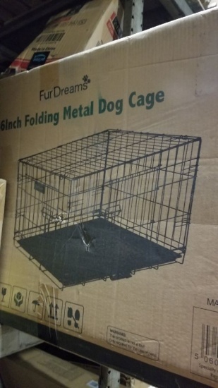 Fur Dreams 36" Metal Folding Dog Cage