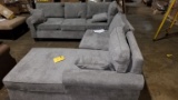 Grey Shaped 4-Pc Sectional Couch