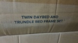 Twin Day Bed & Trundle Bed Frame Set (39x77x(14x4)