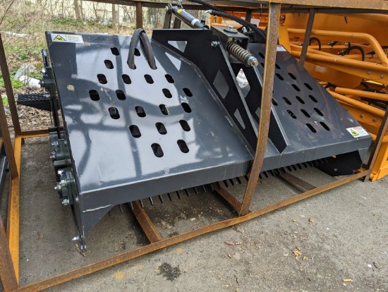 2023 Unused  Landhonor  Landscape Rake Skid Steer Attachment, 72" (LR-12-72W)