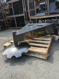 2023 Unused Landhonor Ice Scraper Skid Steer Attachment, (HL-IS-0022D)