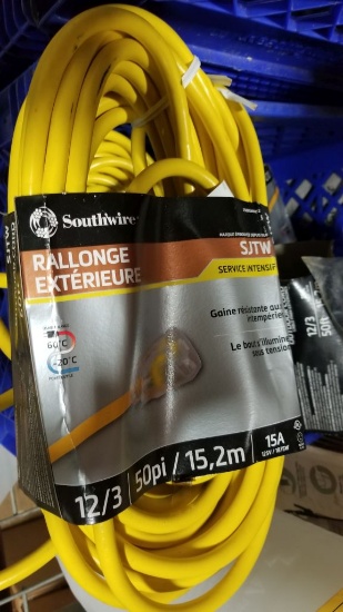 Southwire Outdoor Extension Cords H/D (12/3) (50 Foot) (6 Each)