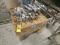 Assorted Valves, Gages, Temperature Controllers, Etc. (Cart w/No Contents) (Lot)