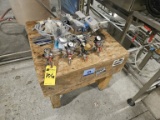Assorted Valves, Gages, Temperature Controllers, Etc. (Cart w/No Contents) (Lot)