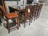 Assorted Wood Barstools (5 Each)