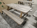 Wood Picnic Benches, 6' (2 Each)
