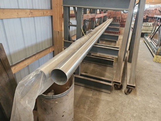 Stainless Steel Pipe, 3" x 20', 4" x 20', Asst.