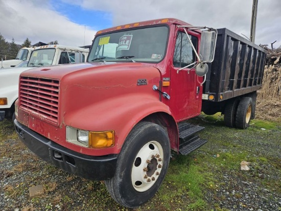 1999 International 4700 DT466E Single Axle Dump Truck (Title)