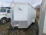 2016 Lark VT716TA Tandem Axle V-Nose Enclosed Cargo Trailer (Title)