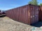 40' CONEX SHIPPING CONTAINER, STEEL DECK FLOOR, MGW 67,200