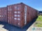 40' CONEX SHIPPING CONTAINER, STEEL DECK FLOOR, MGW 67,200