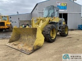 KOMATSU WA-250-3 SOLID RUBBER TIRE WHEEL LOADER, 11,500 HOURS; S/N 53108, W