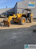 JCB 550 RUBBER TIRE TELEHANDLER, S/N SLP55000WE0773321, PERKINS 4-CYLINDER DIESEL ENGINE,