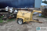 WACKER MODEL LT4 TRAILER MOUNTED DIESEL POWERED 4-LIGHT LIGHT TOWER; S/N 75