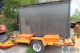 SOLAR TECHNOLOGY TRAILER MOUNTED SOLAR / BATTERY POWERED SILENT MESSENGER S