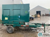 35 KW CUMMINS MODEL 35DGBB TRAILER MOUNTED DIESEL POWERED GENERATOR; S/N C9