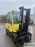 HYSTER MODEL H70FT 6,000 LB. CAPACITY PNEUMATIC TIRE FORKFLIFT; S/N L177V03