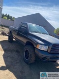 2004 DODGE 2500 4X4 GAS AUTOMATIC REGULAR CAB LONG BED TRUCK;