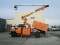 Altec LRV60-E70, Over-Center Elevator Bucket Truck mounted behind cab on 2007 GMC C7500 Chipper Dump