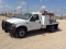 2002 Ford F450 4x4 Flatbed Truck runs & drives, low fuel, body damage