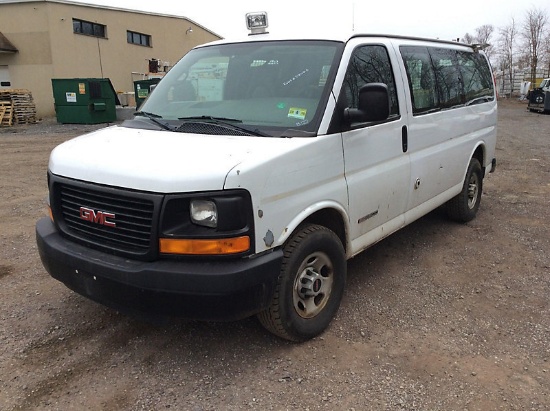 2006 GMC G3500 Window Cargo Van runs & drives, Note: All seller logos will be removed prior to sale.