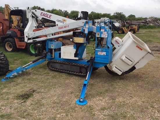 Eagle Trax 40I track unit runs, upper not working, condition unknown