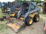 1999 New Holland LS170 Rubber Tired Skid Steer Loader engine turns over, not running, condition unkn