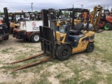 Caterpillar P6000 Rubber Tired Forklift runs & operates