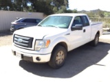 2009 Ford F150 4x4 Extended-Cab Pickup Truck starts, runs & moves, will not pass smog, some body dam