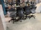 Lot of 8 Office Adjustable Chairs