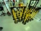 Lot of 22 Uline Tension Strap Barrier Stanchions